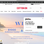 Win a $1,000 Cotton On Group Gift Card & $1,000 RedBalloon Voucher from Cotton On/RedBalloon