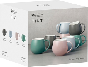 Maxwell & Williams Tint Snug Mug Set 8pc $28.99 @ Costco (Member's Price Includes Delivery)