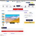 Samsung 82" TU8000 UHD 4K TV - $2399 @ Powerland