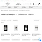 The Mirror LCD Touch Screen Switch / Dimmer from $333 for 2 (10% off), Buy 4 Get 15% off + Free Shipping @ Lectory