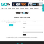 Win a Thetford Porta Potti Pack worth $262 from GoRV [Big 50 Bonanza]