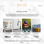 Win Lighting, Ottomon, Chairs, Skincare Products, Tapware + More (Worth $8595) from Habitus Living