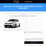 Win 1 of 10 $200 Carconnect EFTPOS Vouchers from Car Advice