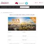 Win an 8 Day NSW Wineries and Countryside Tour for 2 Worth $10,139 from Wine Selectors [Not NT]