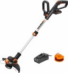WORX 20V Cordless 2-in-1 Line Grass Trimmer/Edger, w/ Command Feed, 1x 2.0ah Battery and Fast Charger $92.65 Shipped @ Amazon AU