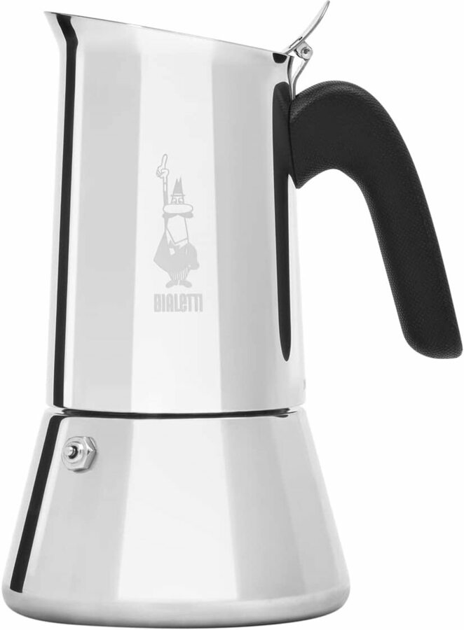 Bialetti espresso maker Brikka for 4 cups induction stainless steel silver  15