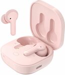 QCY T13 Pink Wireless Bluetooth Earbuds with Waterproofing & Noise Cancelling $23.99 + Delivery ($0 with Prime) @ QCY Amazon AU