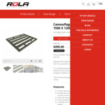 Rola Camouflage Titan Tray MKII 1500 X 1200mm $490 (RRP $751) Delivered @ Rola