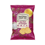 Natural Chip Co. Sea Salt & Vinegar Potato Chips 175g $1.87 @ Coles
