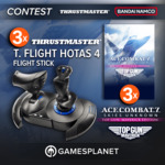 Win 1 of 3 Thrustmaster T.Flight HOTAS 4 Flight Sticks or 1 of 3 copies of Ace Combat 7: Skies Unknown from Gamesplanet