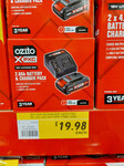 Ozito PXC 18V 2.0Ah Lithium-Ion Battery + Charger $19.98 @ Bunnings Warehouse