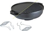 Lodge 14" Cast Iron Cook It All Outdoor $66.42 Delivered @ Amazon AU