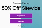 50% off Sitewide (Exclusions Apply) in-Store /+ $7.95 Delivery ($0 with $100 Order) @ Calvin Klein
