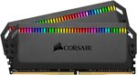 Corsair Dominator Platinum RGB 16GB (2x8GB) DDR4 3200MHz C16 RAM $74.03 Delivered @ Amazon AU