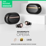 Win 1 of 5 Soundpeats Opera Wireless Earbuds from Soundpeats