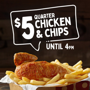 $5 Quarter Chicken and Chips (Daily until 4pm) in-Store/ C&C Only @ Red ...