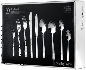 Stanley Rogers Bradford 100-Piece Cutlery Set $100 Delivered @ Harris ...