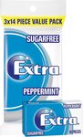 [Backorder] Extra Peppermint Gum, 14 Piece Pack (Pack of 3) $2.20 Min Order 3 + Delivery ($0 with Prime/ $39 Spend) @ Amazon AU