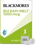 Blackmores B12 Rapi – Melt 1000mcg (60 Tablets) $6.50 (Was $25) + Delivery ($0 with Prime/ $39 Spend) @ Amazon AU