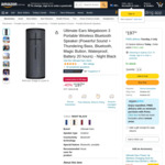 Ultimate Ears Megaboom 3 Portable Bluetooth Speaker (Black) $197 Delivered @ Amazon AU