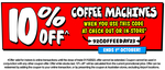 10% off Coffee Machines + Delivery ($0 C&C) @ JB Hi-Fi