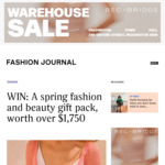 Win a Spring Fashion and Beauty Gift Pack Worth $1,750 from Fashion Journal