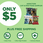 Addiction Wild Islands Pet Food 120g Sample Pack $5 (Limit 2 Per Customer) + Free Shipping @ Budget Pet Products