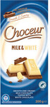 Choceur 200g Chocolate Block - Milk & White $2.99 (Was $3.49) @ ALDI