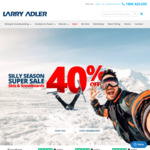 40% off All Skis & Snowboards + $50 Delivery ($0 NSW C&C) @ Larry Adler Ski & Outdoor