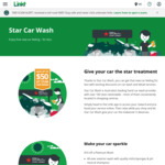Up to $50 Discount on Car Washes & Detailing at Star Car Wash @ Linkt App (Account Required)