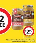 ½ Price Mayver’s Dark Roasted Peanut Butter 375g $2.90, Heat Beads BBQ Briquettes 4kg $6.25 @ Coles