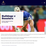 [NSW] Free Family Pass for Staff & Students to Canterbury Bulldogs vs Sydney Roosters 6:00pm 5/4 @ Accor Stadium