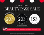 Sephora Members Only Sale Online & in-Store: White Tier 15% off, Black Tier 20% off with $100 Min Spend, Gold Tier 20% off