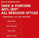 Extra 40% off Already Reduced Prices + Additional 10% off for VIP + $7.95 Delivery ($0 with $100 Order) @ Tommy Hilfiger