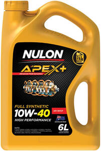 Nulon APEX+ 10W-40 High Performance Engine Oil 6 Litre $47.49 + Shipping (Free C&C / In-Store) @ Supercheap Auto