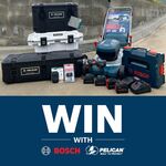 Win a Kit of Bosch Professional 18V Tools + a Kit of Pelican Cases + Cooler from Bosch Tools ANZ + Pelican Australia