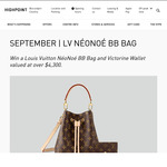 Win a Louis Vuitton NéoNoé BB Bag & Victorine Wallet Combo Worth $4310 from Highpoint Shopping Centre