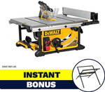 Dewalt 2000W 254mm Corded Table Saw $899.10 + Delivery ($0 WA, SA, VIC C&C) @ Tool Kit Depot (Price Beat from $809 @ Bunnings)