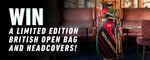 Win a Limited Edition British Open Bag and Headcovers Worth $1,279.95 from TaylorMade