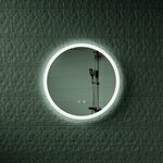 Frameless Round LED Mirror 800mm $175 Delivered @ Aussie Baths
