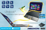 MEDION 14' i5 Ultrabook S4216 FACTORY REPKD WIN 8 and ADD 3-Cell Battery $479.96 Shipped OZSTOCK