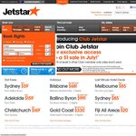 Jetstar Friday Frenzy -- sample Adelaide to Melbourne $25