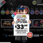 Domino's $5 Value Range Pizza pickup before 5 Pm