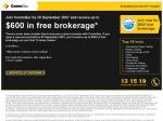 Commsec - $600 in free brokerage