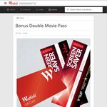 Spend $200 Westfield Giftcard and Receive 2 Movie Pass (Parramatta)