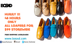 Bosxd Footwear 48 Hours Sale Only - All Footwear for $99 + Free Delivery World Wide