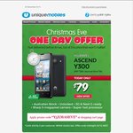New unlocked Huawei Ascend Y300 Black Australian Stock $79.00 + $13.80 Shipping @ Unique Mobiles