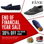 Fane Footwear End of Financial Year Sale - 30% off Entire Range