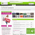 Easy Signs - 20% off Outdoor Banners w/ $14 Fixed Delivery Nationwide