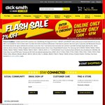 12% off DSE Dick Smith Online  11am-4pm Today (04/08)